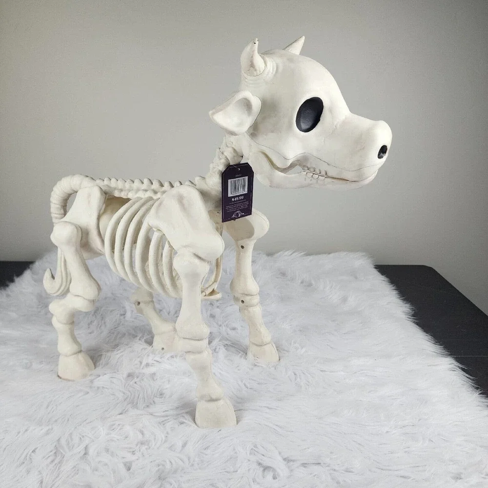 Red Shed Cow Skeleton Halloween Decoration Tractor Supply Tik Tok NEW SEALED